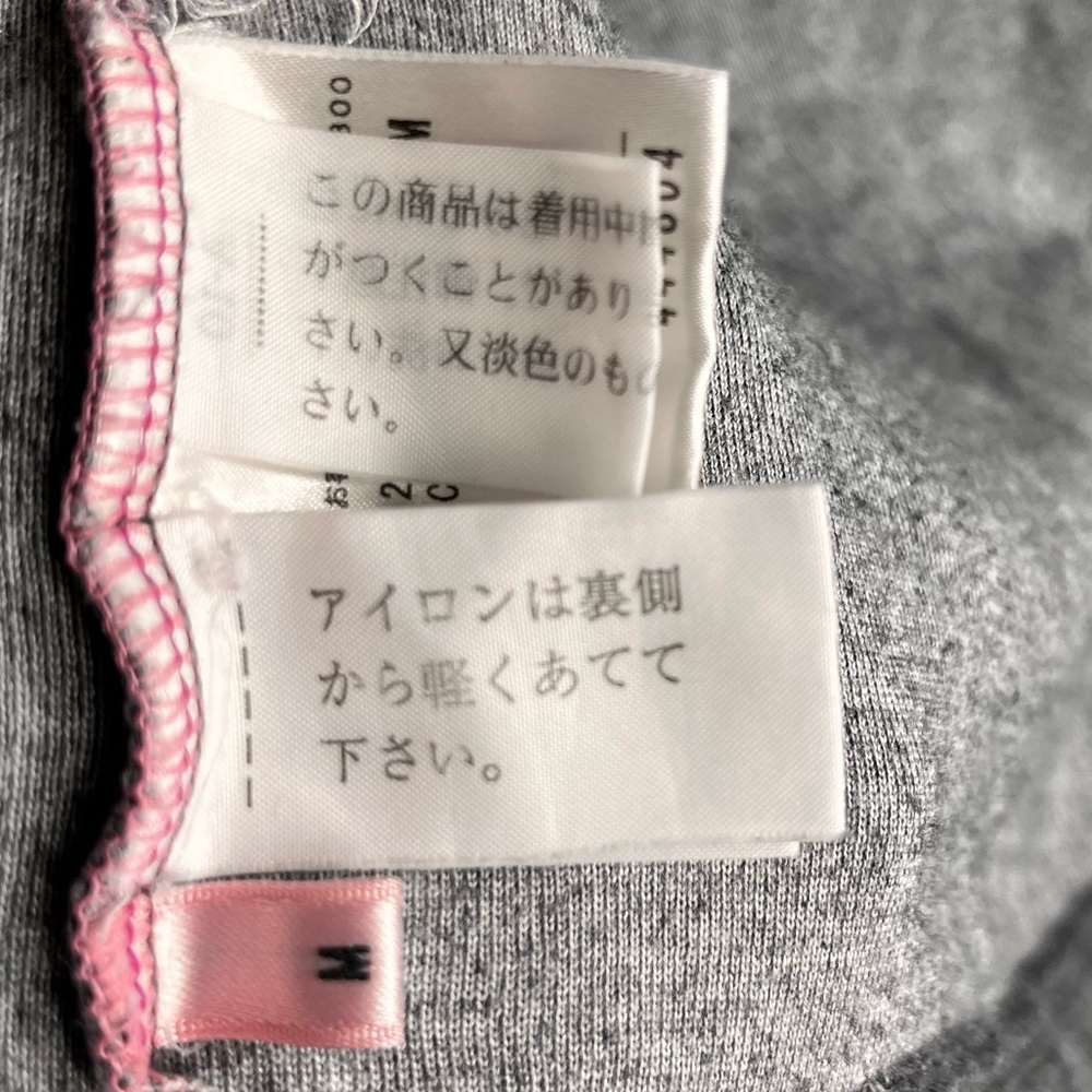 Paul Smith Pink Women M Medium Grey Velour Hoodie Jacket Full Zip Y2K Vintage - Picture 12 of 16